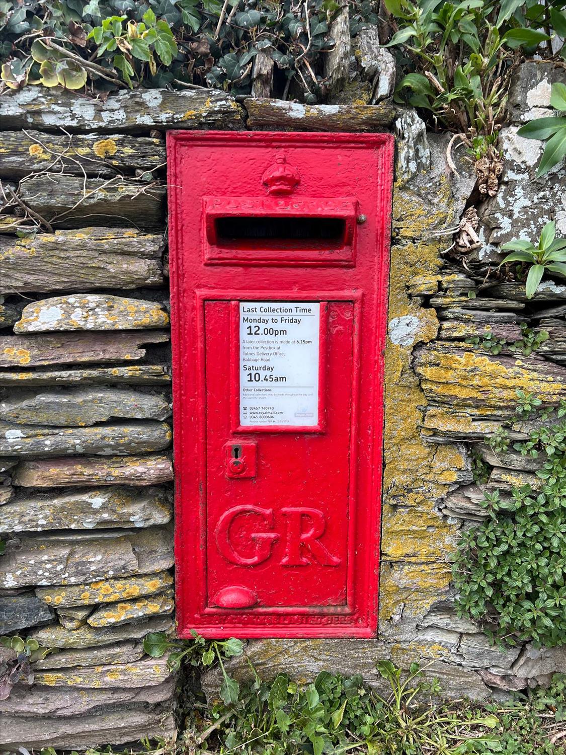 It's a very small Post Office in Bigbury-on-Sea!