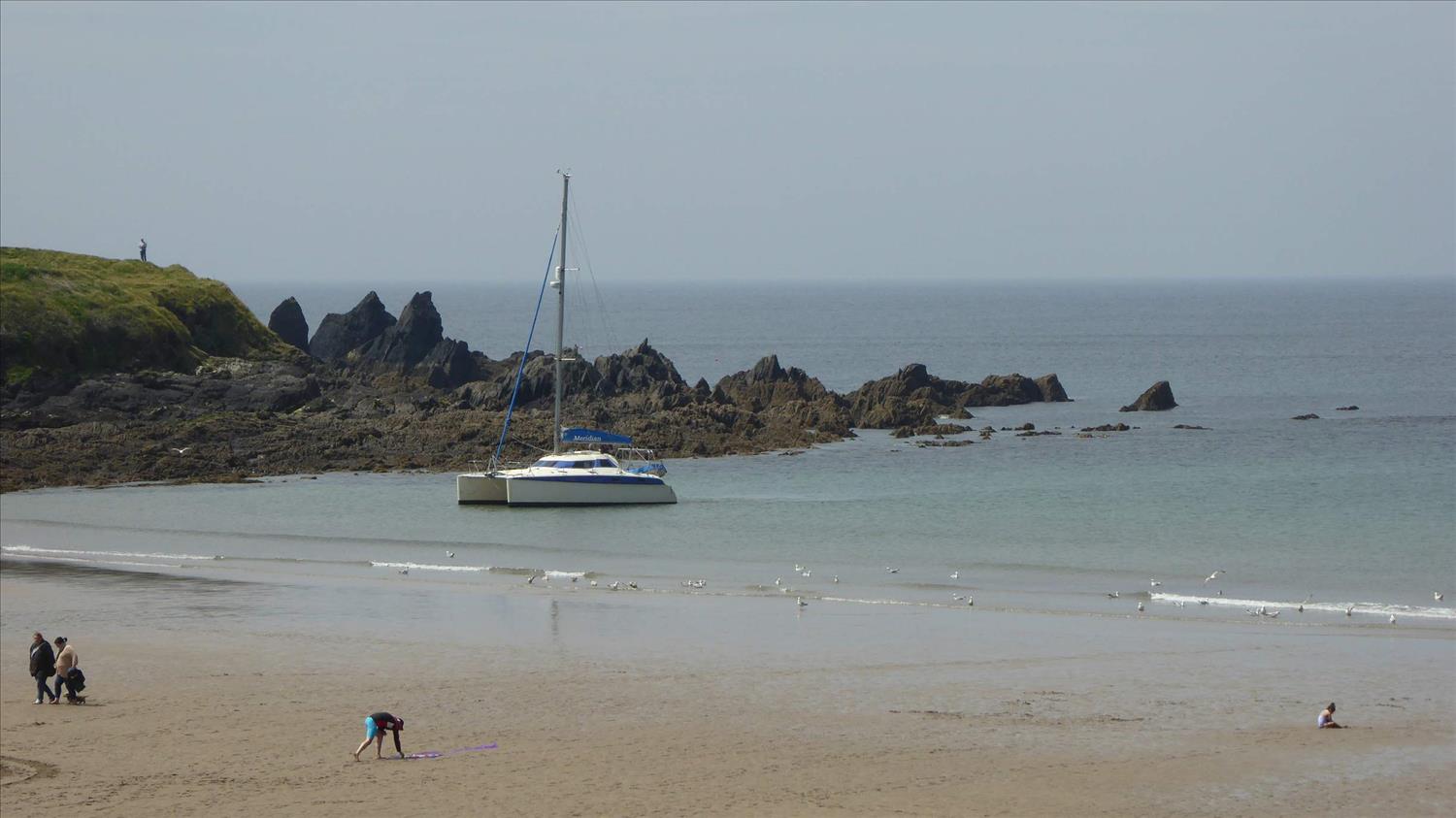 A sailing day visit to Bigbury-on-Sea Beach 