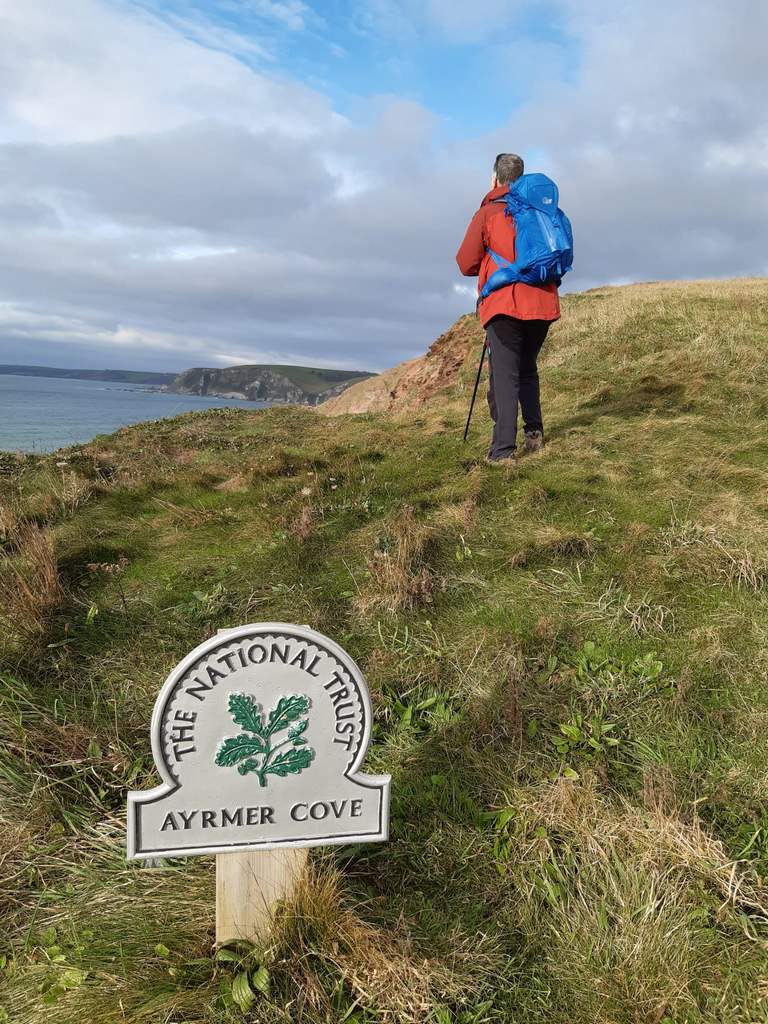 A Walk along the South West Coastal Path to Ayrmer Cove