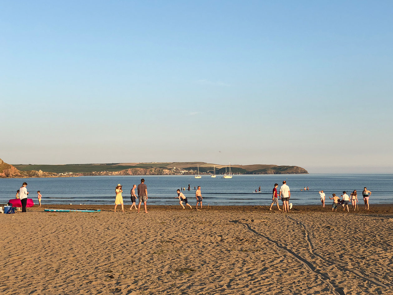 Bigbury Bay Beach